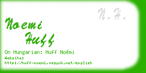 noemi huff business card